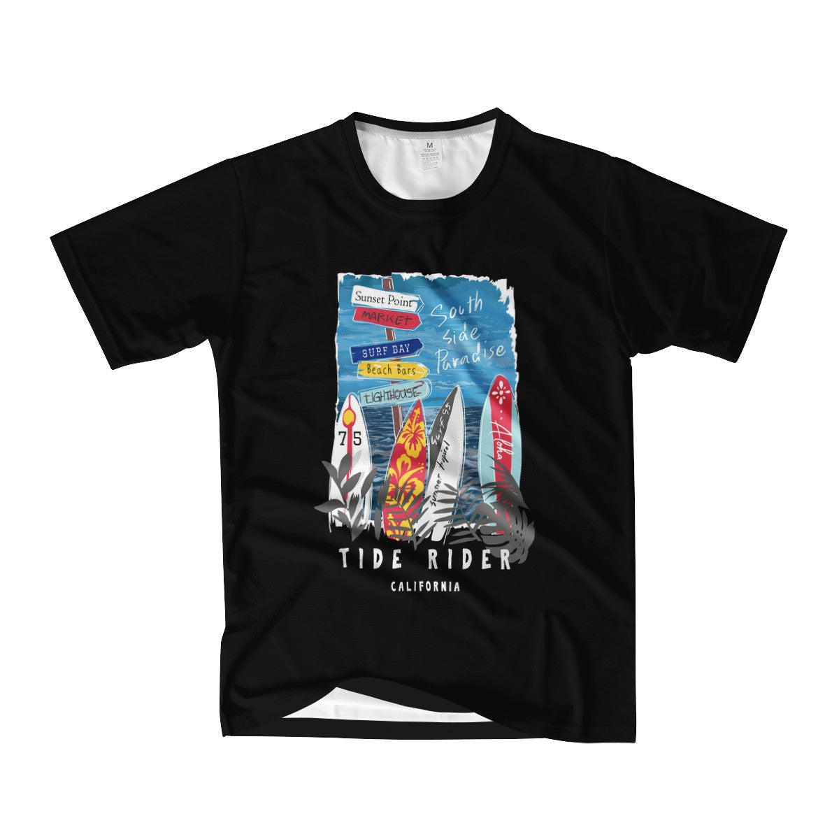 sea Men's All Over Print Basic Tee Men's All Over Print Basic Tee