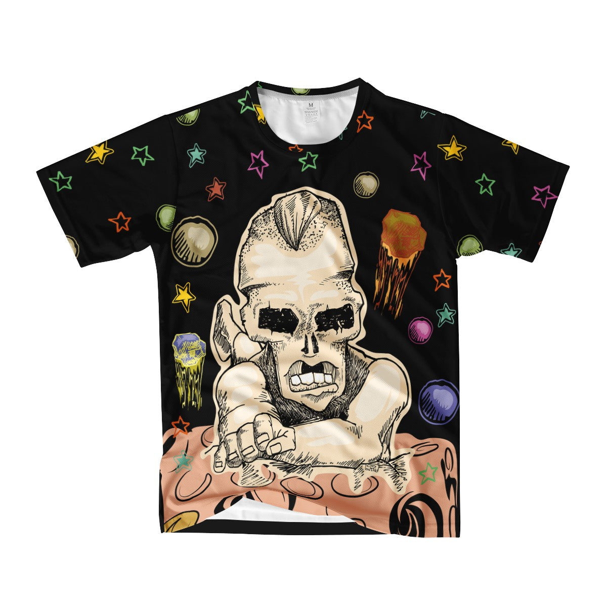 skull Men's All Over Print Basic Tee Men's All Over Print Basic Tee