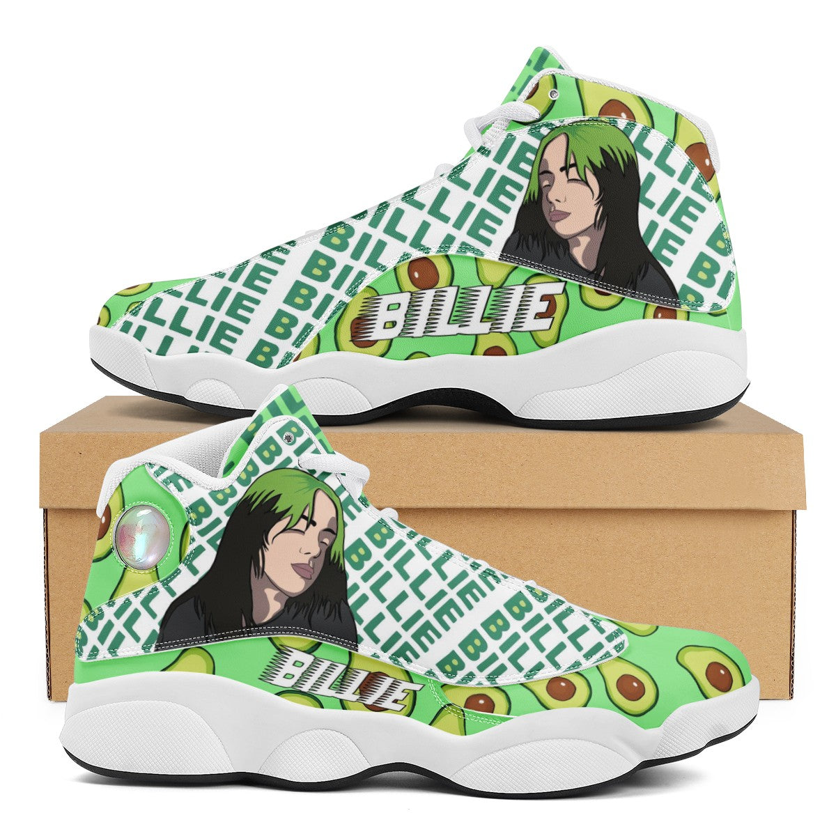 Billie Eilish Custom Nike AJ13 Retro Sneaker