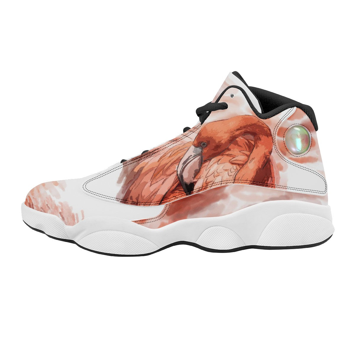 Flamingo Custom Nike AJ13 Retro Sneaker