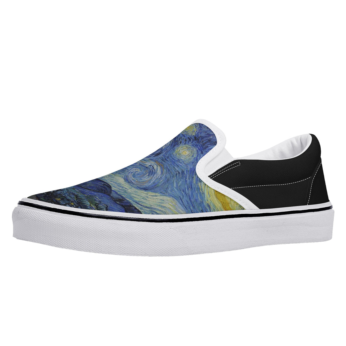 Starry Night Custom Vans Slip On Shoes