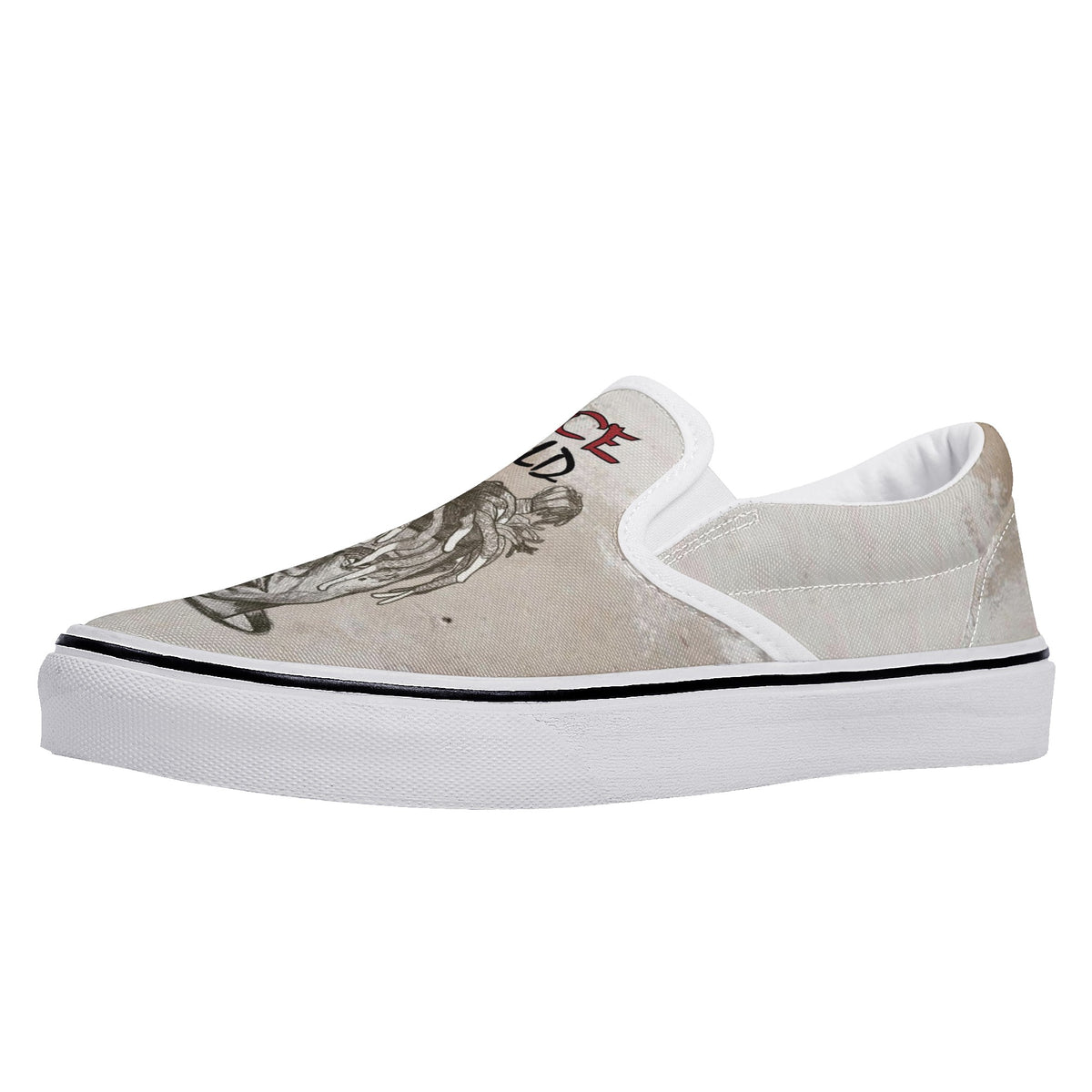 Juice Wrld Custom Vans Slip On Shoes