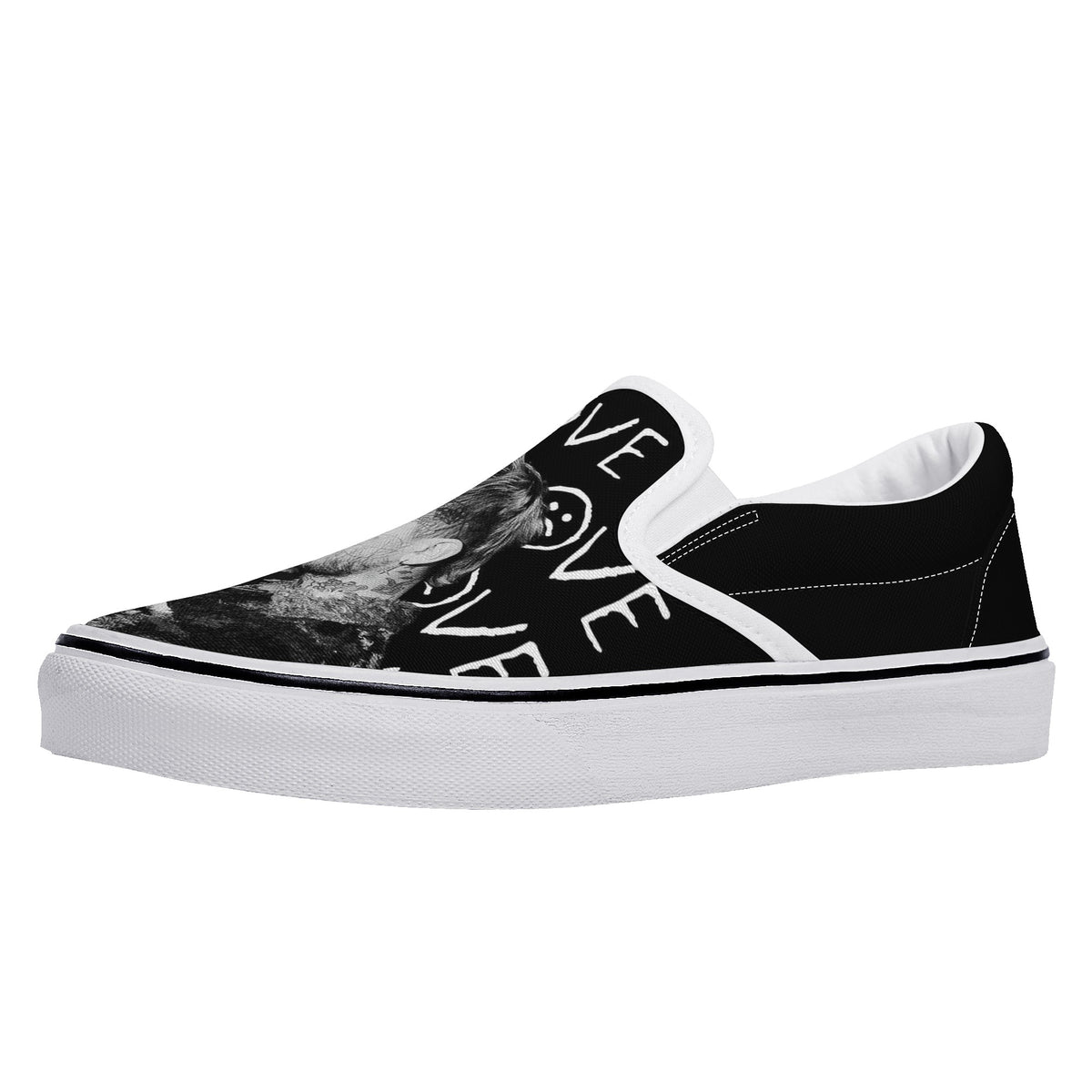 Lil Peep Custom Vans Slip On Shoes