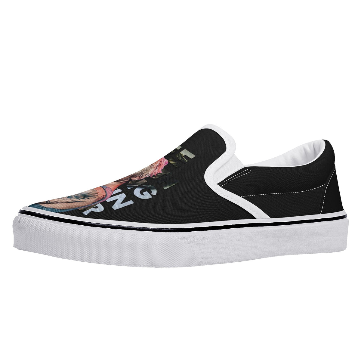 Justin Bieber Custom Vans Slip On Shoes