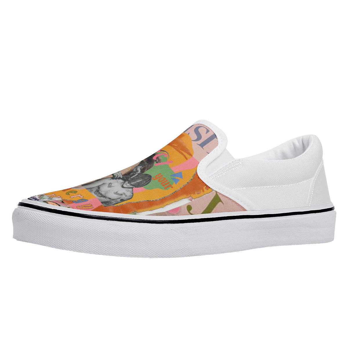 Harry Styles Custom Vans Slip On Shoes