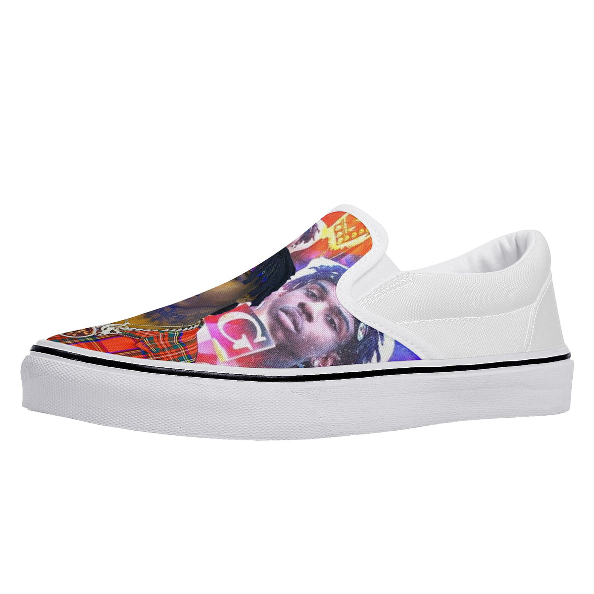 Polo G Custom Vans Slip On Shoes