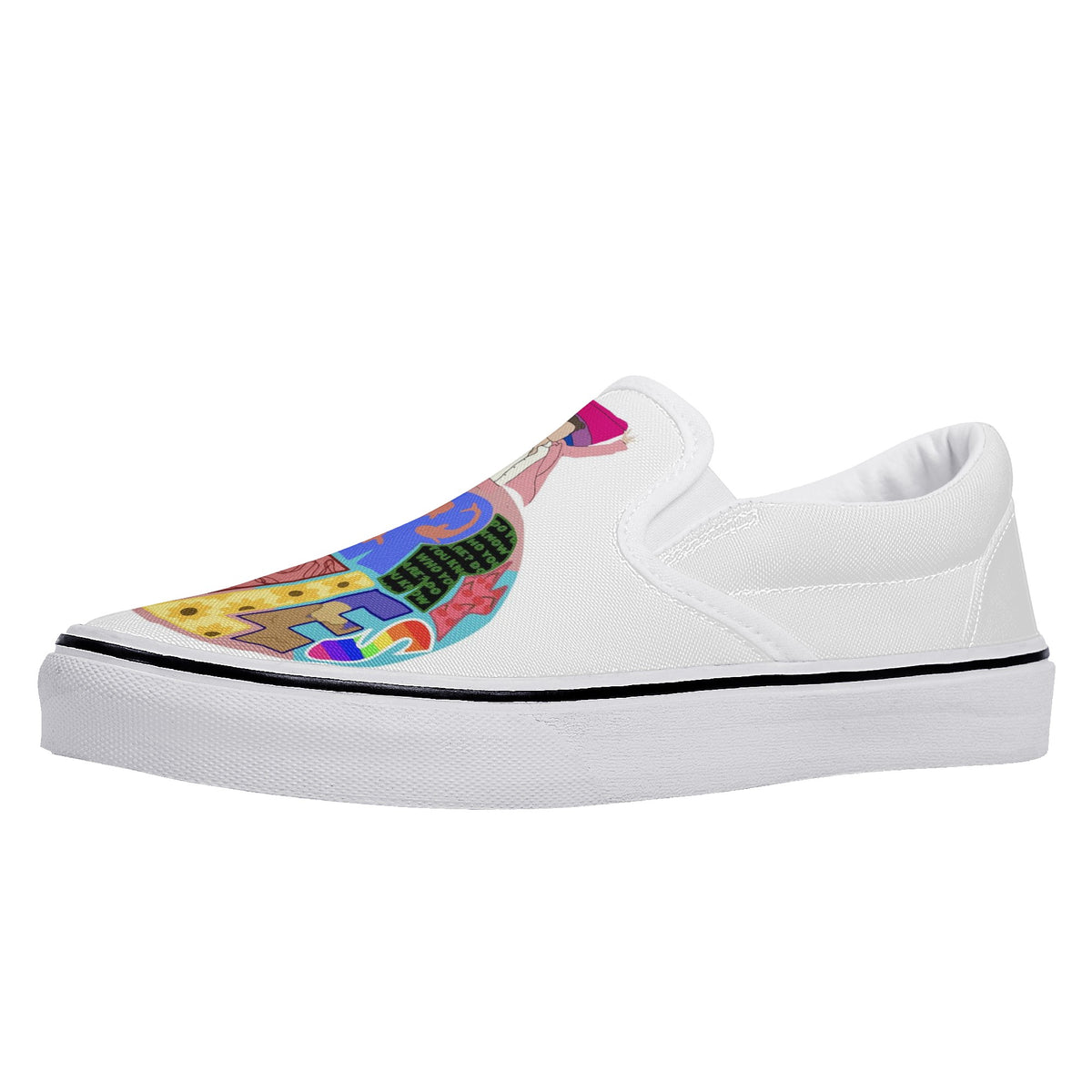 Harry Styles Custom Vans Slip On Shoes