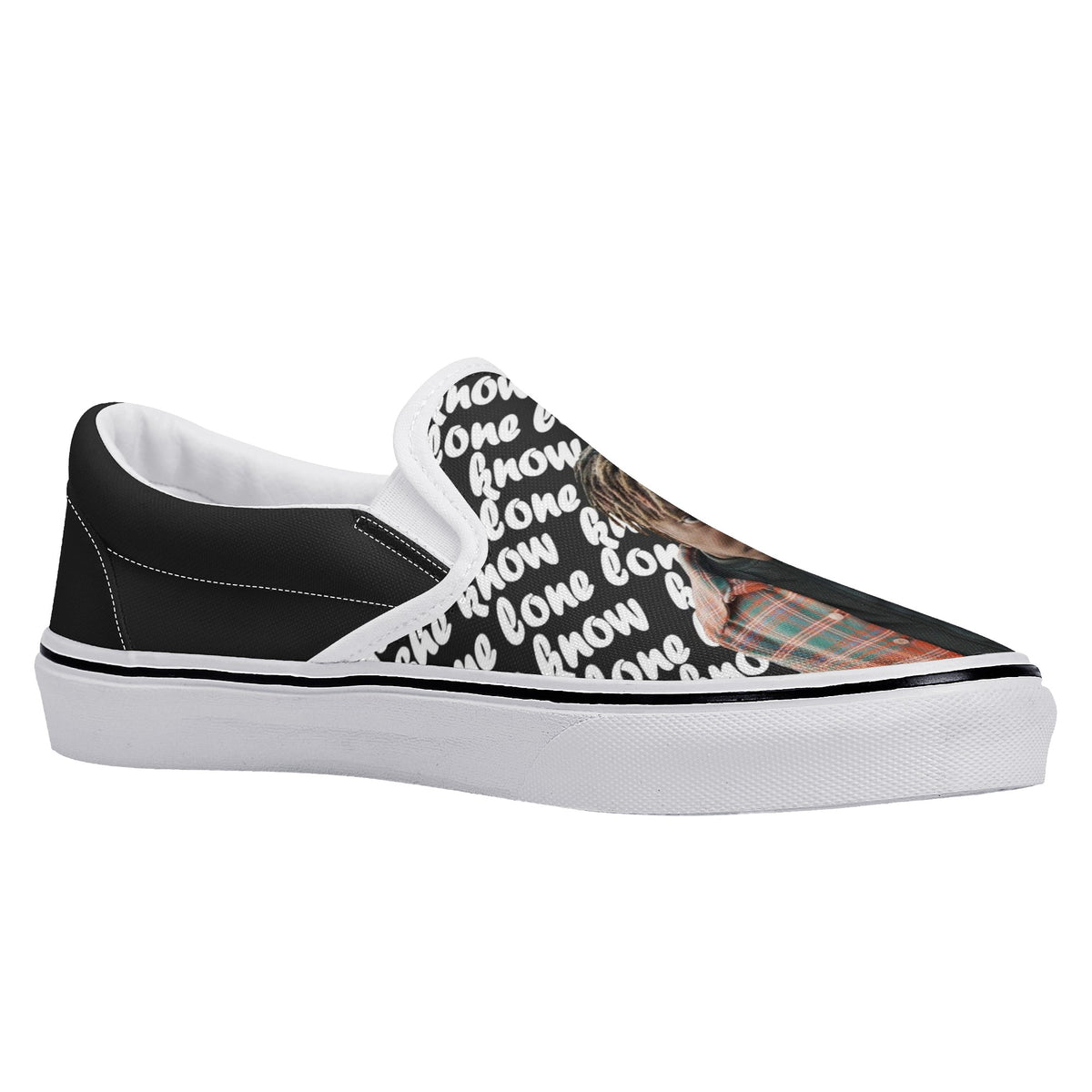 Juice Wrld Custom Vans Slip On Shoes