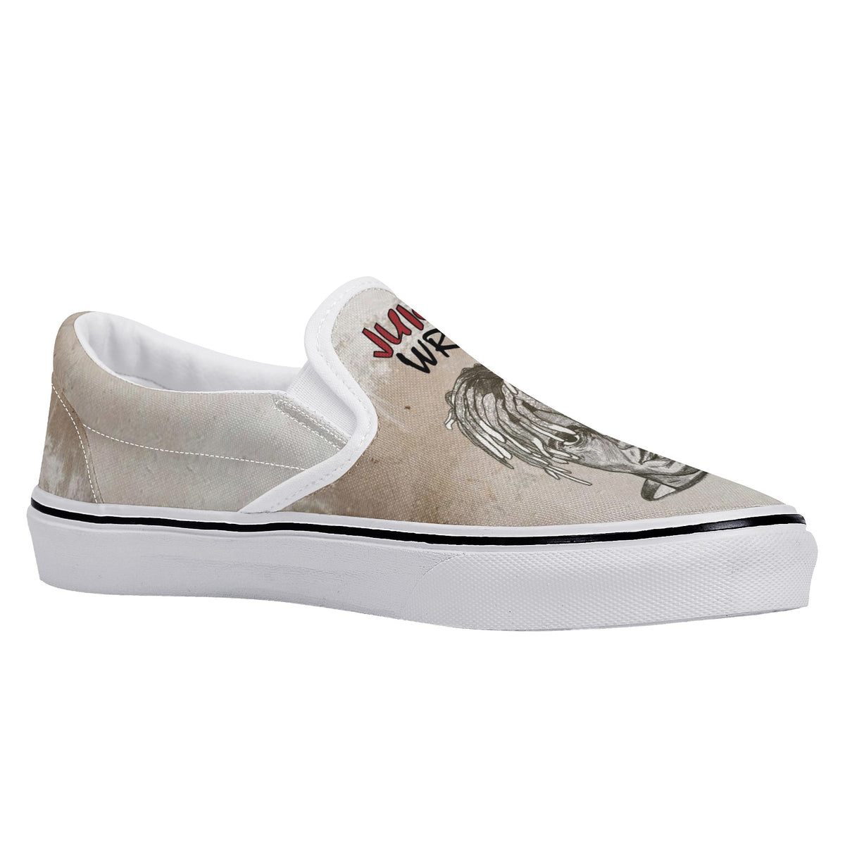 Juice Wrld Custom Vans Slip On Shoes