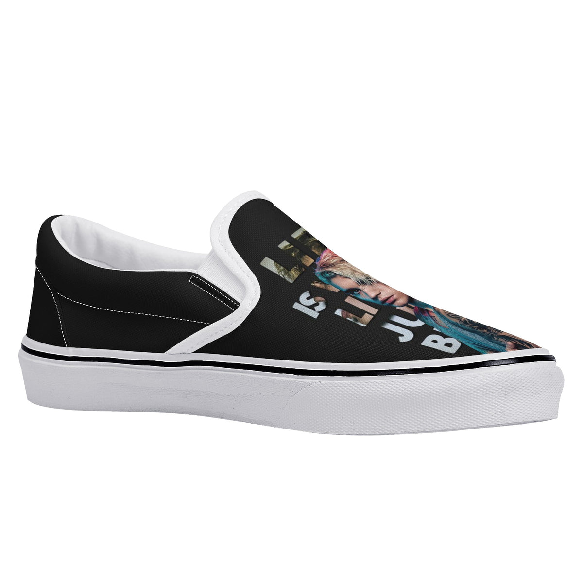 Justin Bieber Custom Vans Slip On Shoes