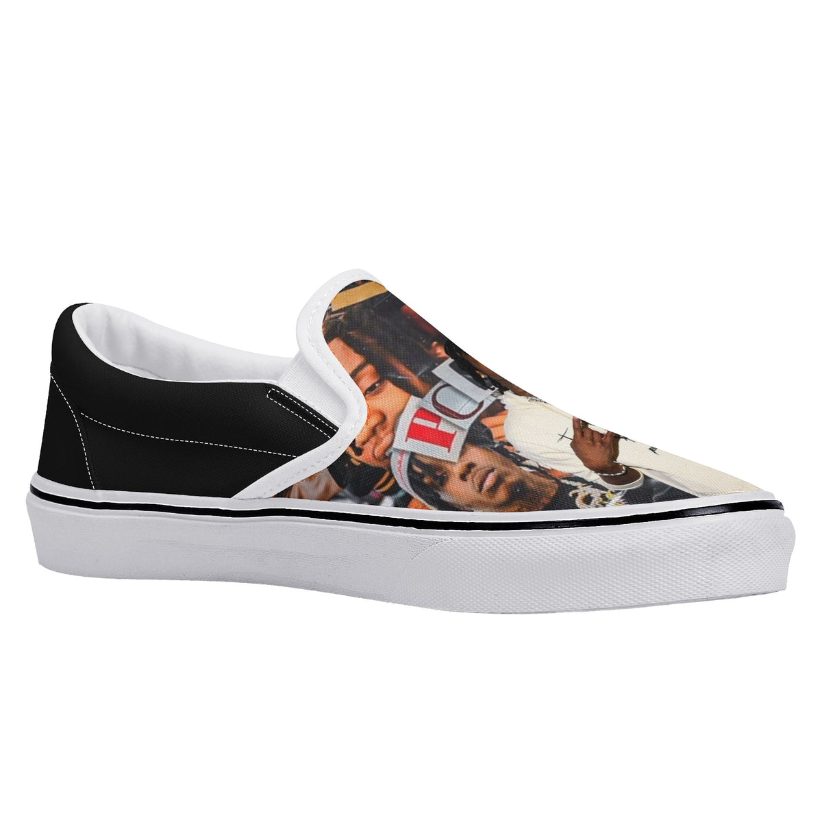 Polo G Custom Vans Slip On Shoes