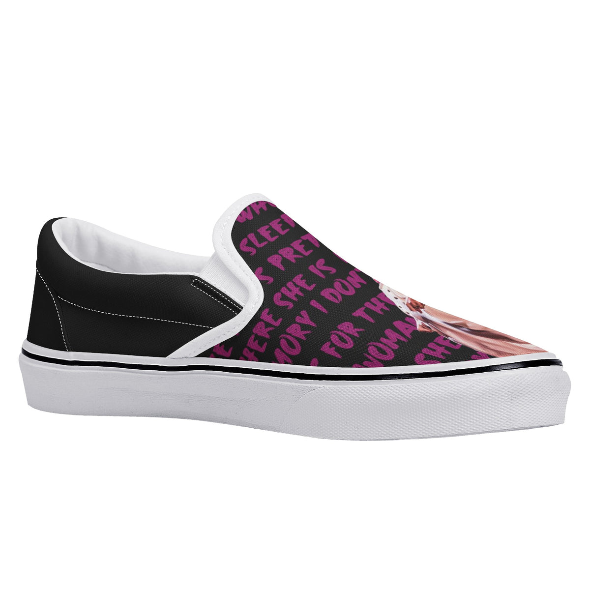 Harry Styles Custom Vans Slip On Shoes