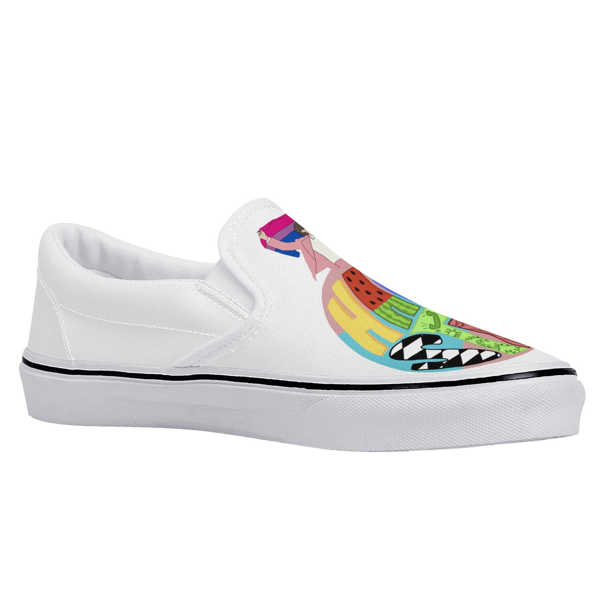 Harry Styles Custom Vans Slip On Shoes