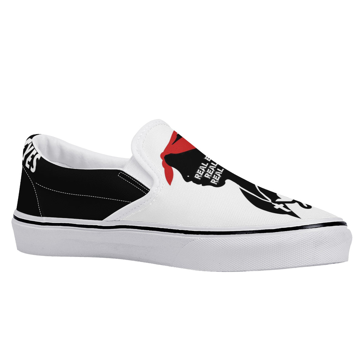 Tupac Custom Vans Slip On Shoes