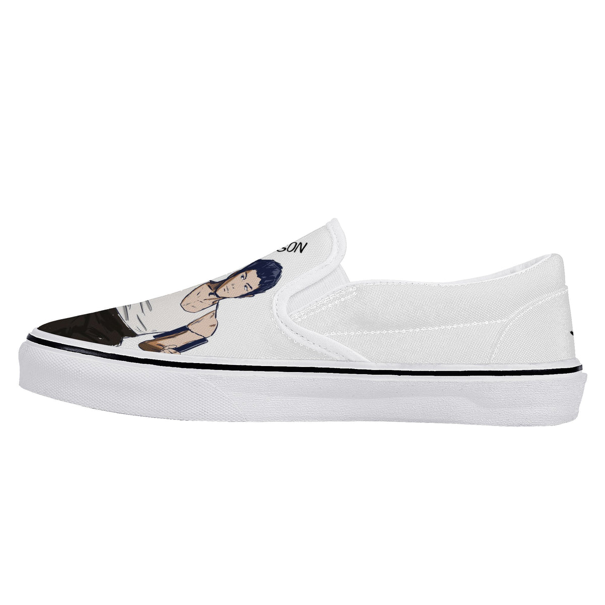 Bruce Lee Custom Vans Slip On Shoes