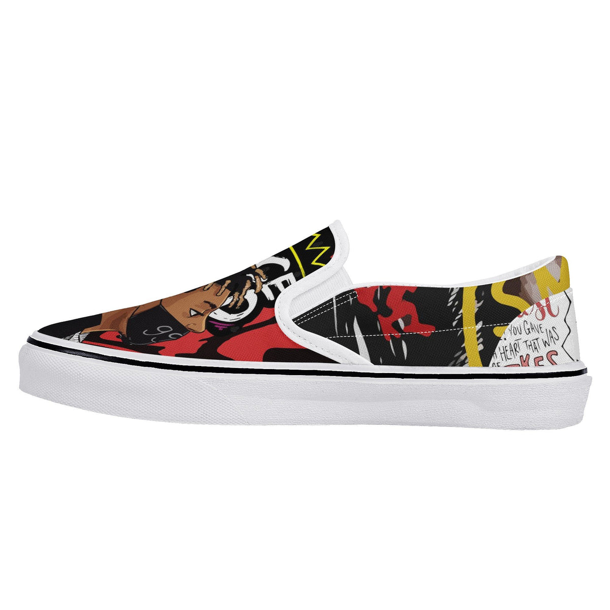 Juice Wrld Custom Vans Slip On Shoes