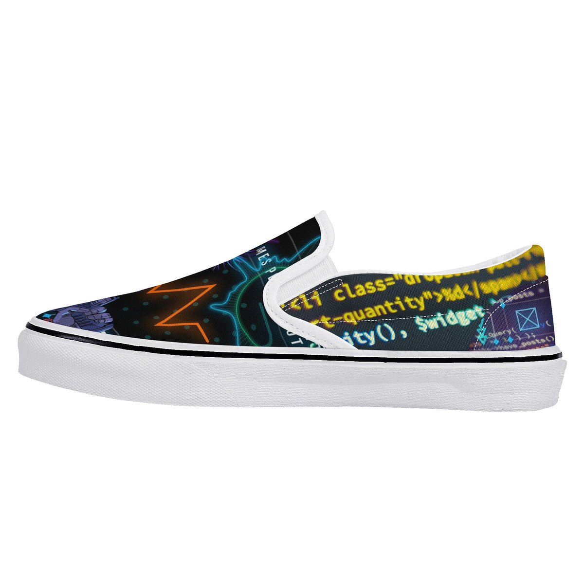 Cyberpunk Custom Vans Slip On Shoes