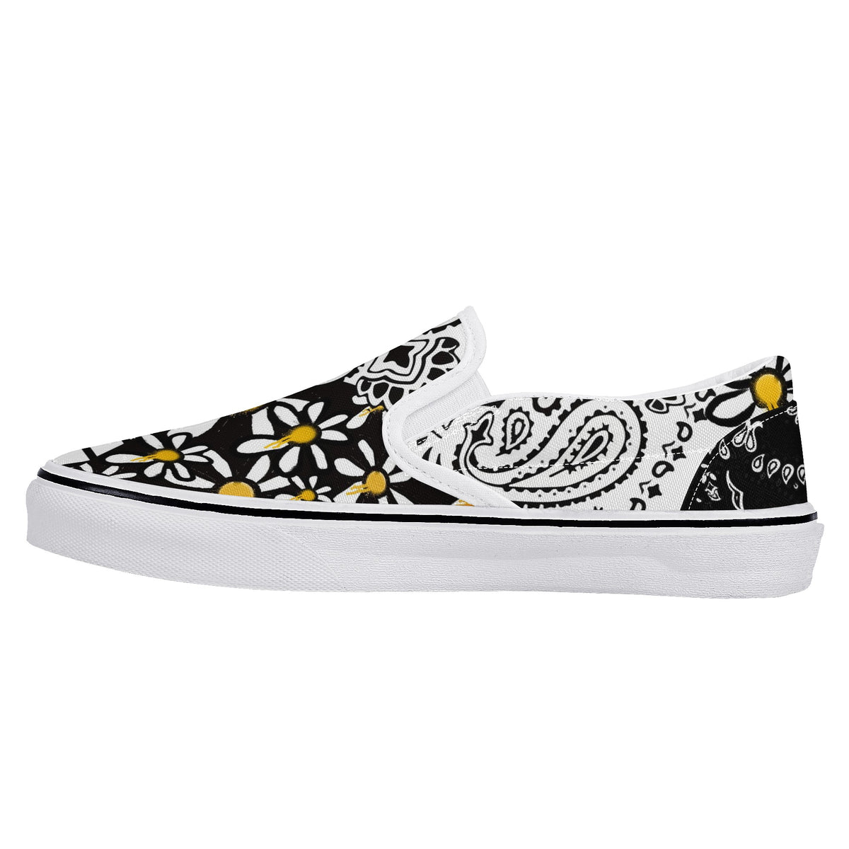 Daisy Custom Vans Slip On Shoes