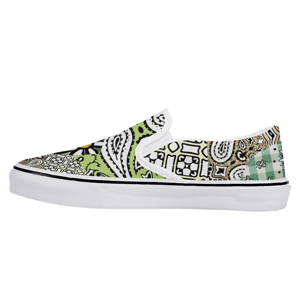 Daisy Custom Vans Slip On Shoes