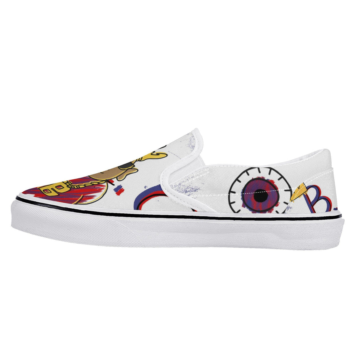 The Notorious B.I.G Custom Vans Slip On Shoes