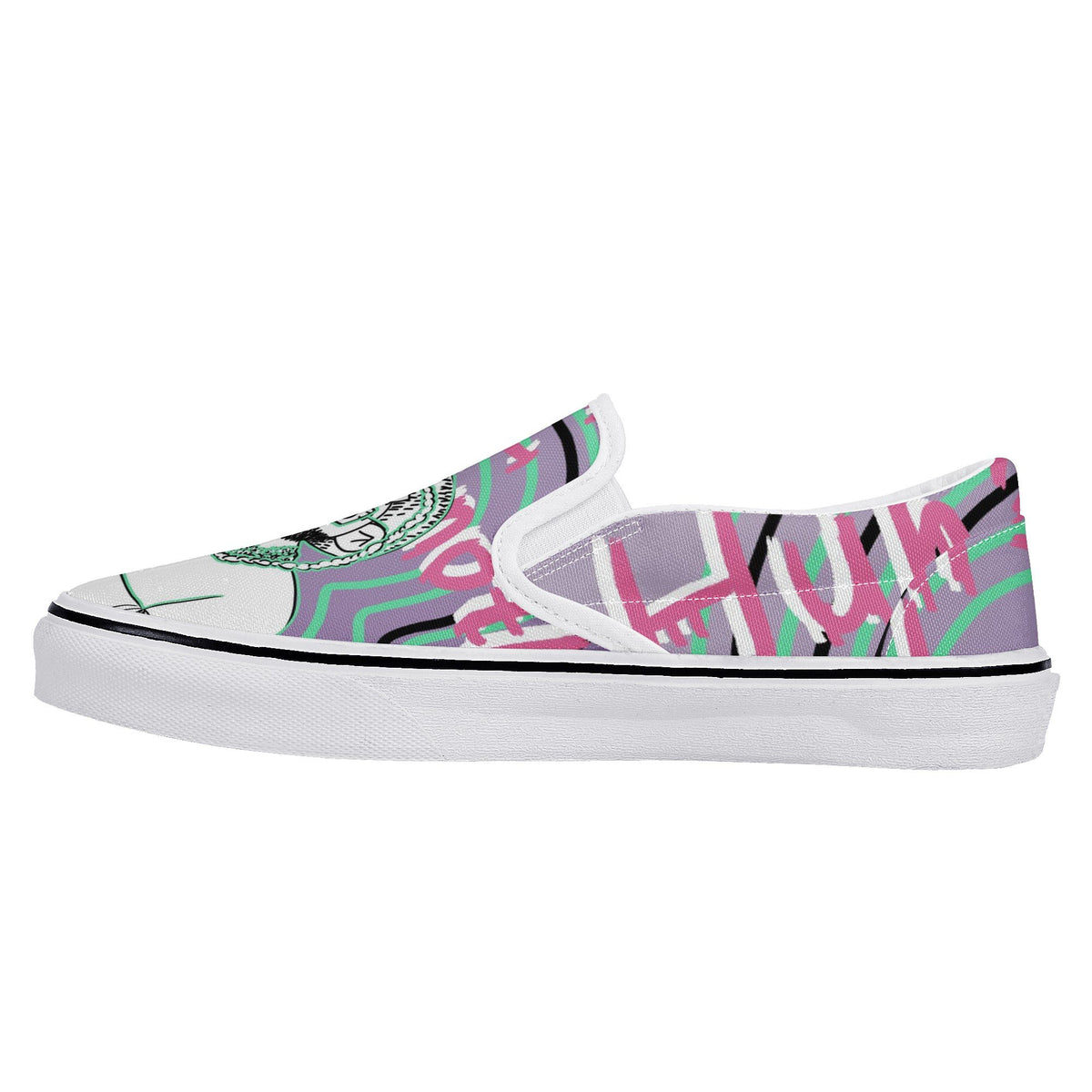 Pop Smoke Custom Vans Slip On Shoes