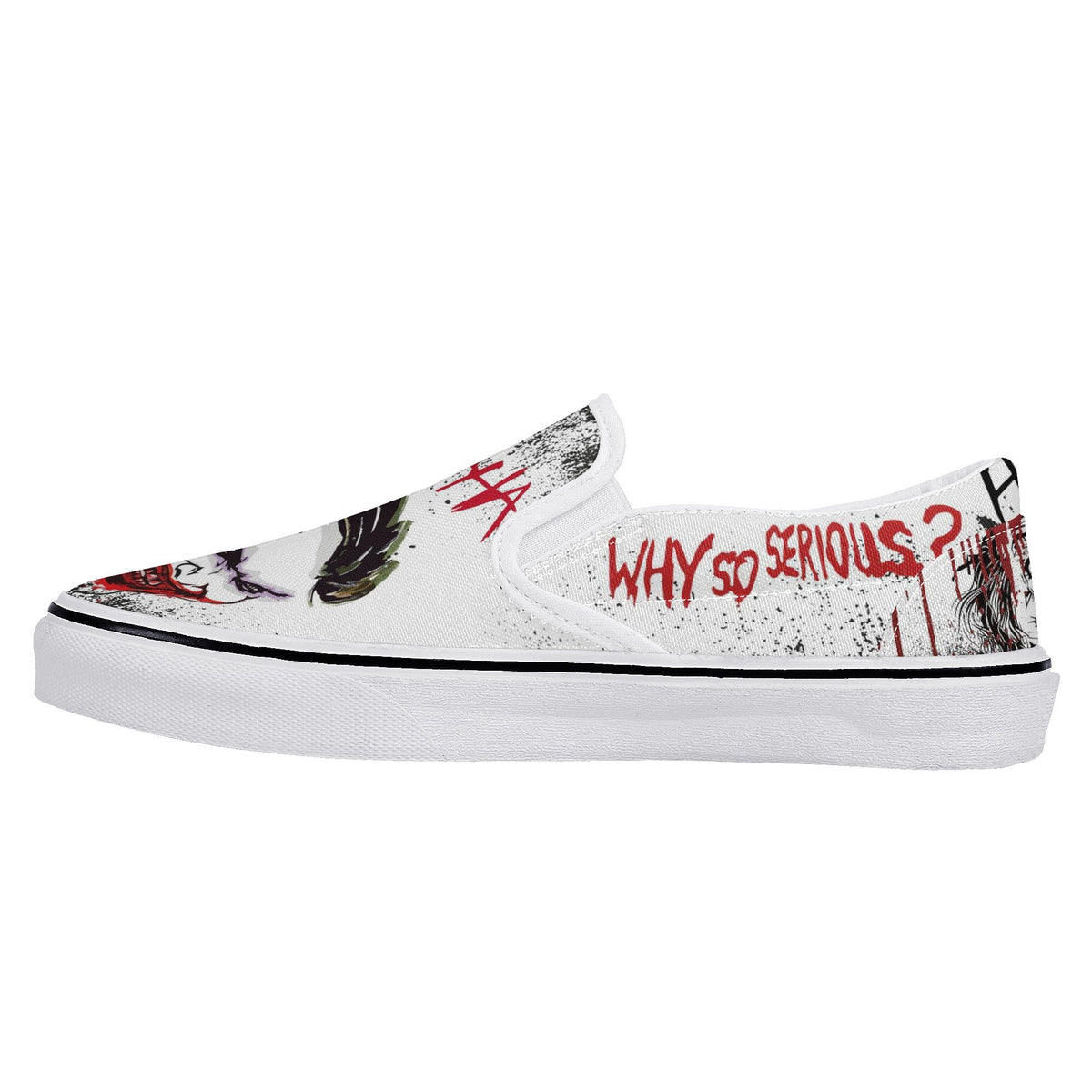 Joker Custom Vans Slip On Shoes