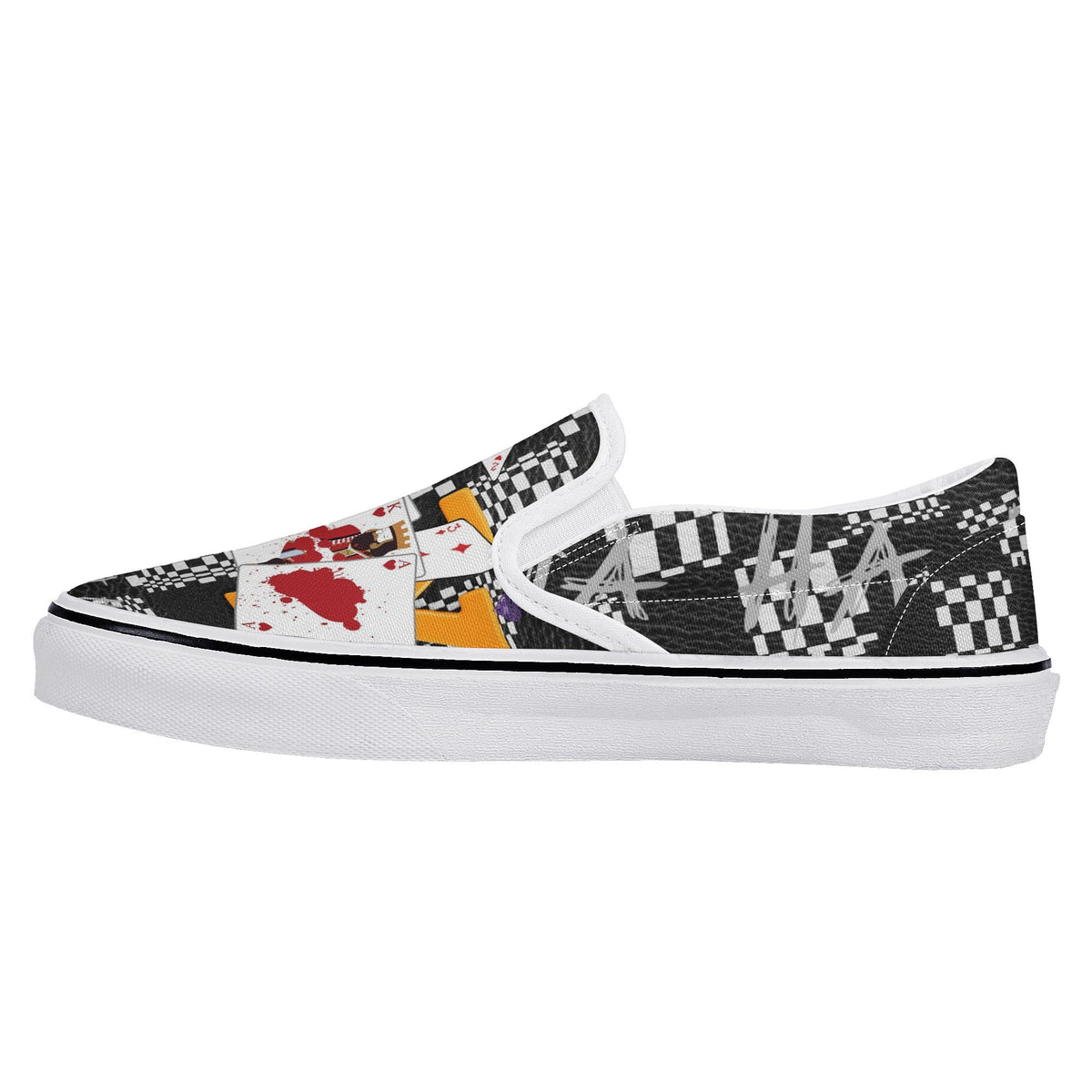 Joker Custom Vans Slip On Shoes