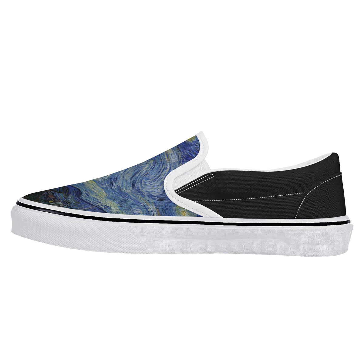 Starry Night Custom Vans Slip On Shoes