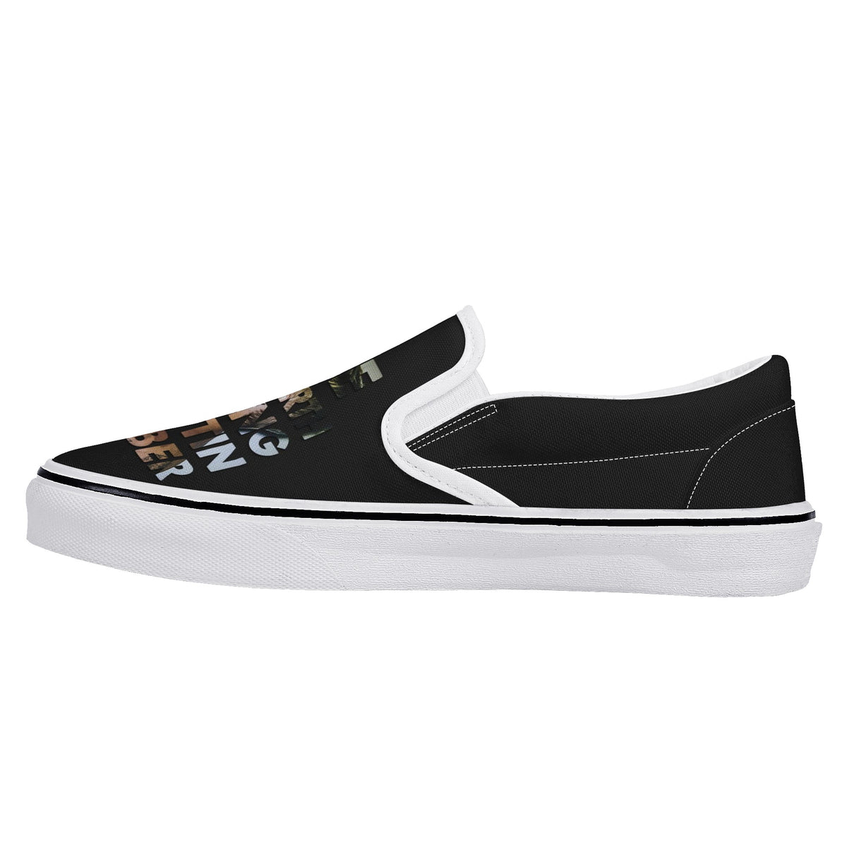Justin Bieber Custom Vans Slip On Shoes