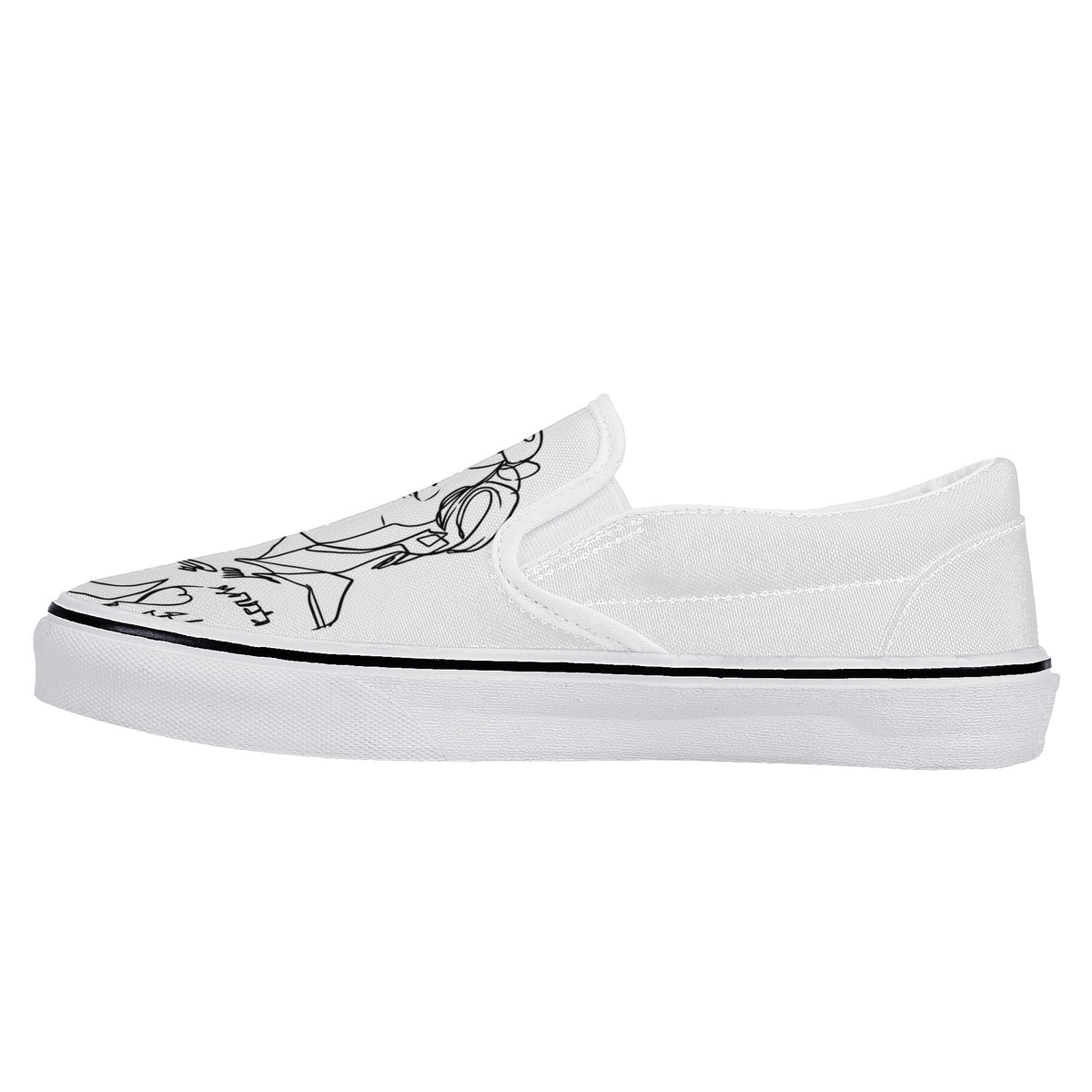 Harry Styles Custom Vans Slip On Shoes