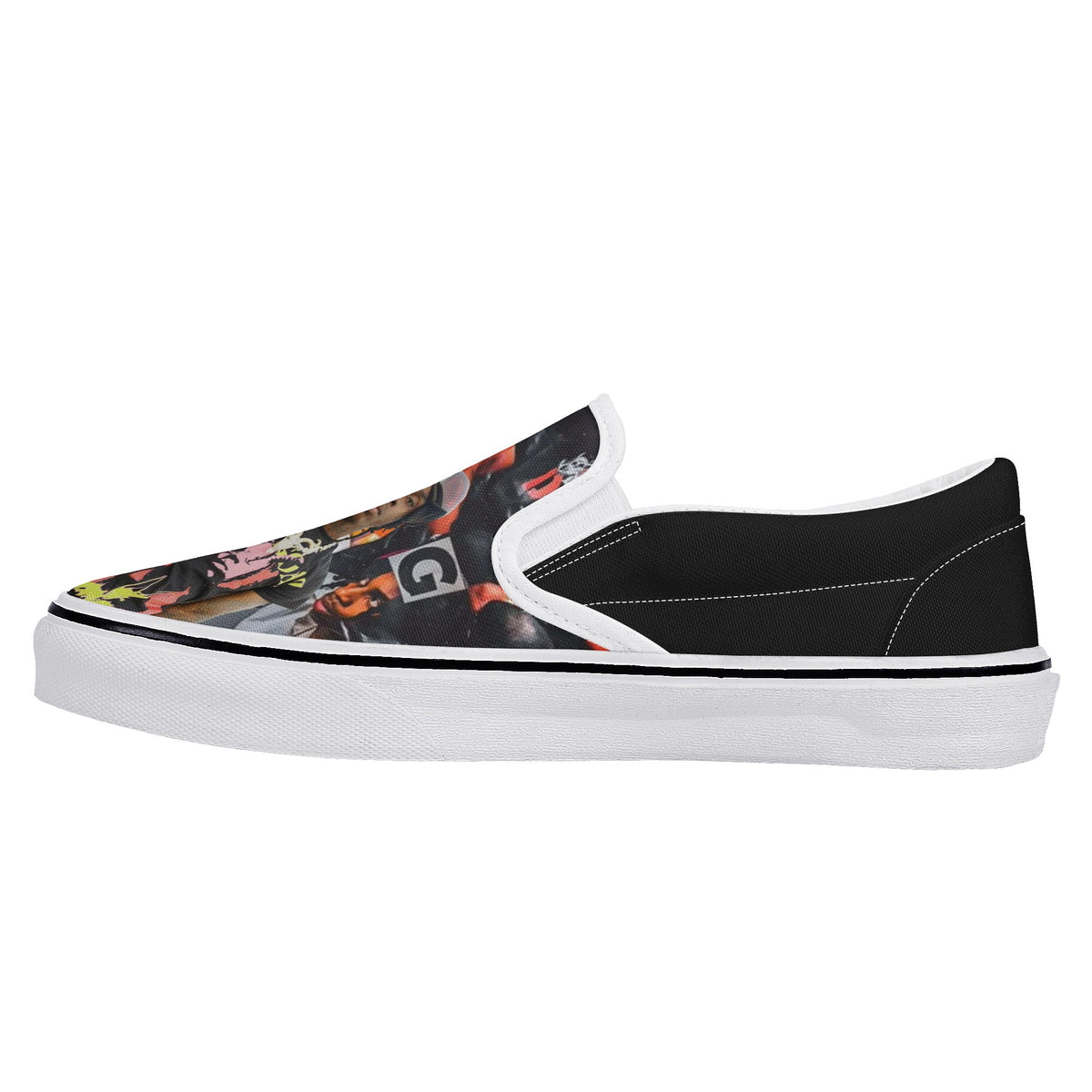 Polo G Custom Vans Slip On Shoes
