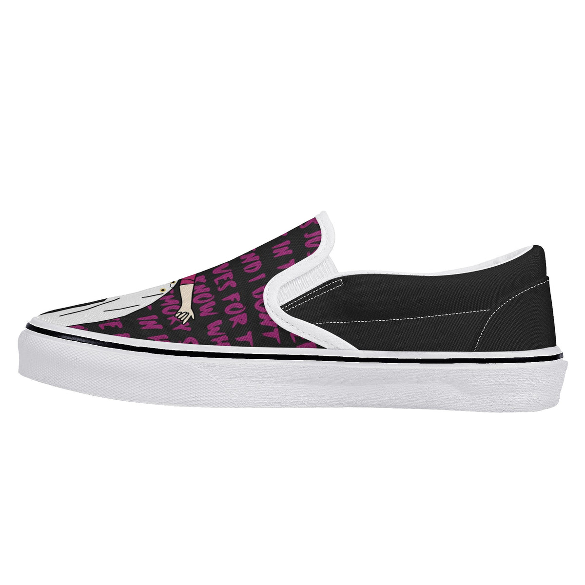 Harry Styles Custom Vans Slip On Shoes