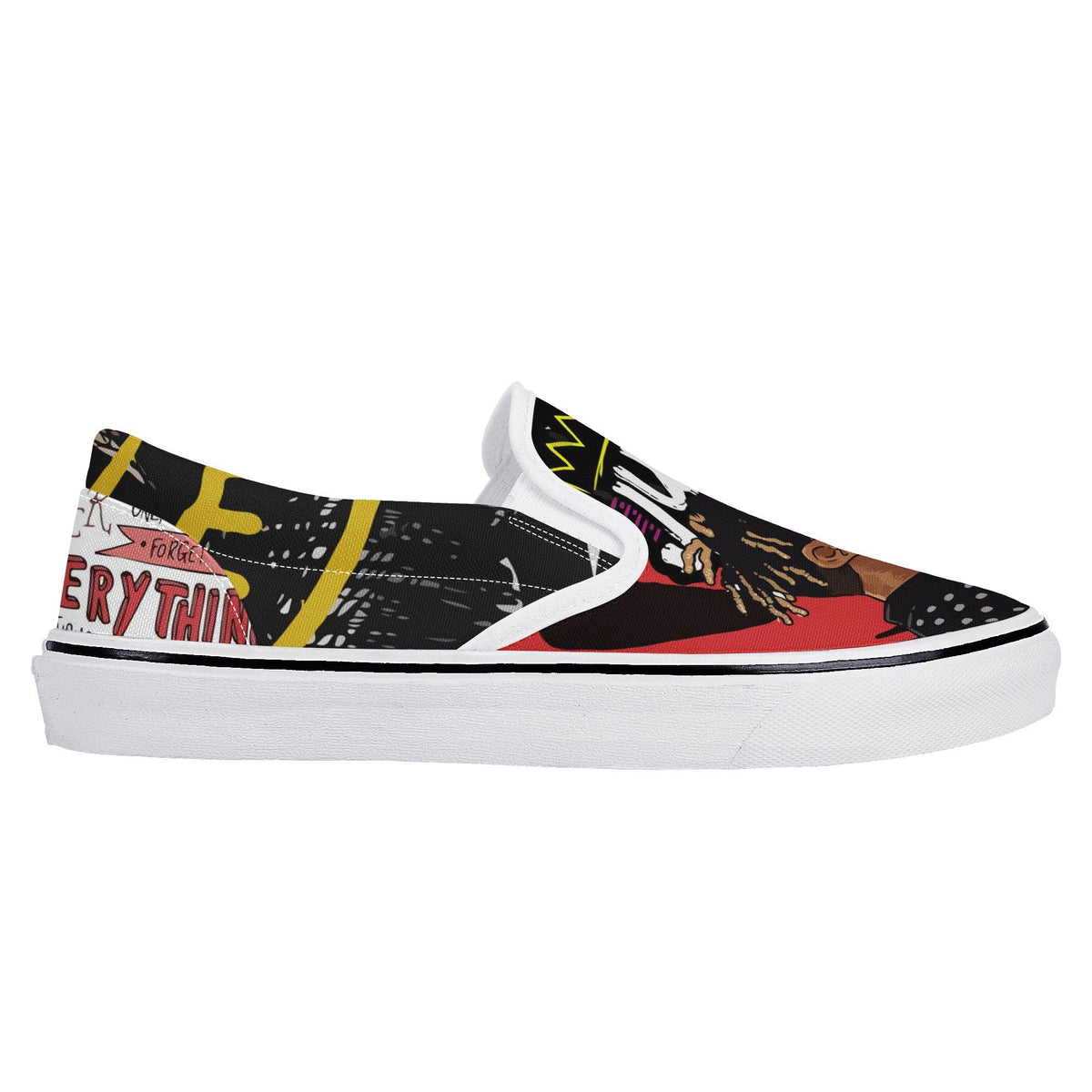 Juice Wrld Custom Vans Slip On Shoes