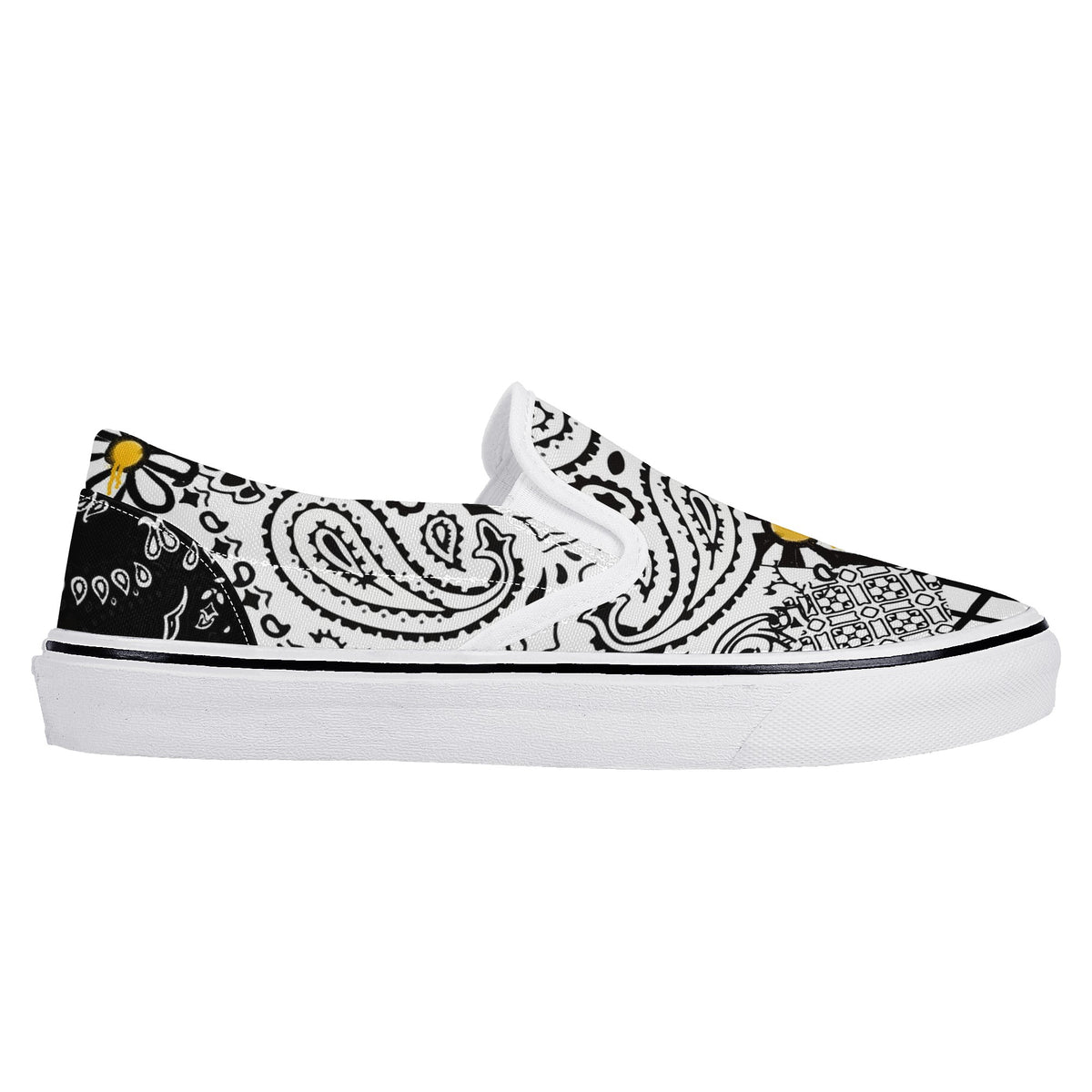 Daisy Custom Vans Slip On Shoes