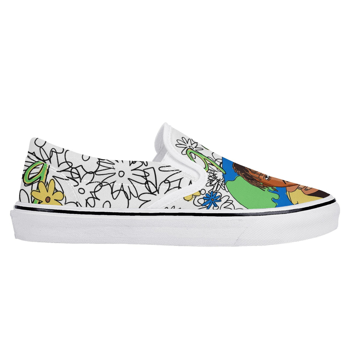 Juice Wrld Custom Vans Slip On Shoes