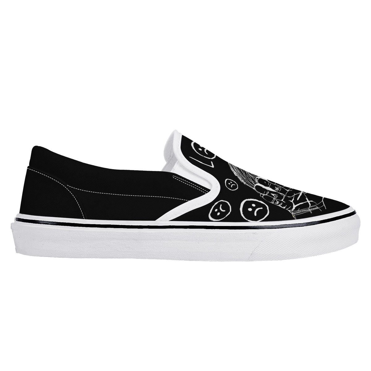 Lil Peep Custom Vans Slip On Shoes