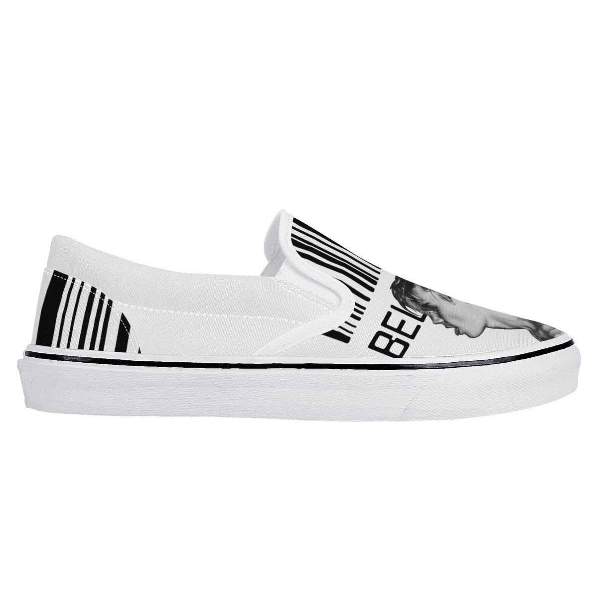 Justin Bieber Custom Vans Slip On Shoes