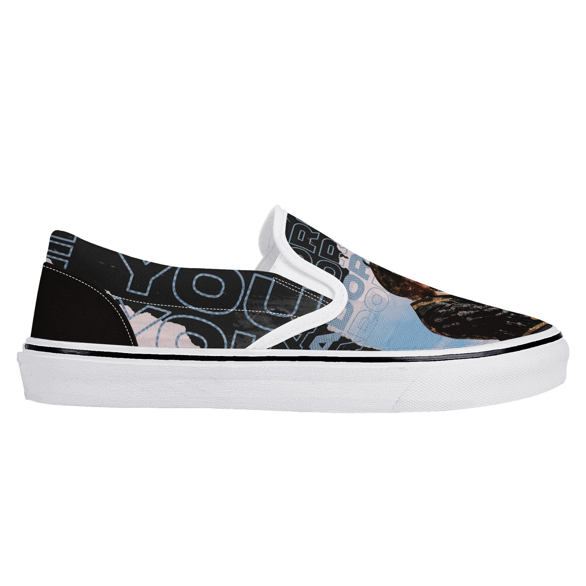 Harry Styles Custom Vans Slip On Shoes