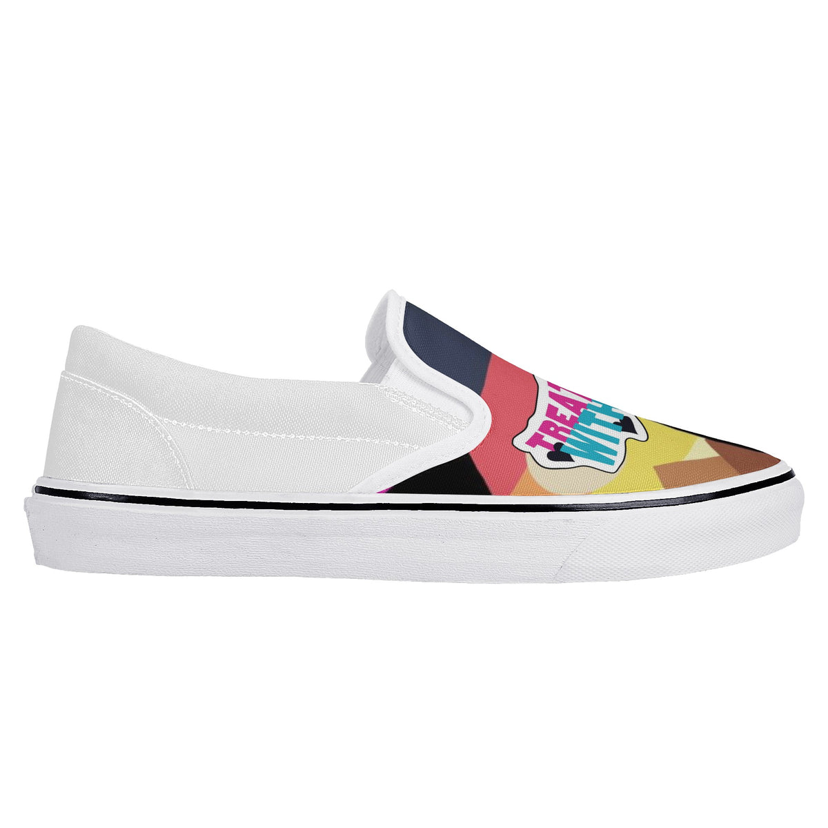 Harry Styles Custom Vans Slip On Shoes