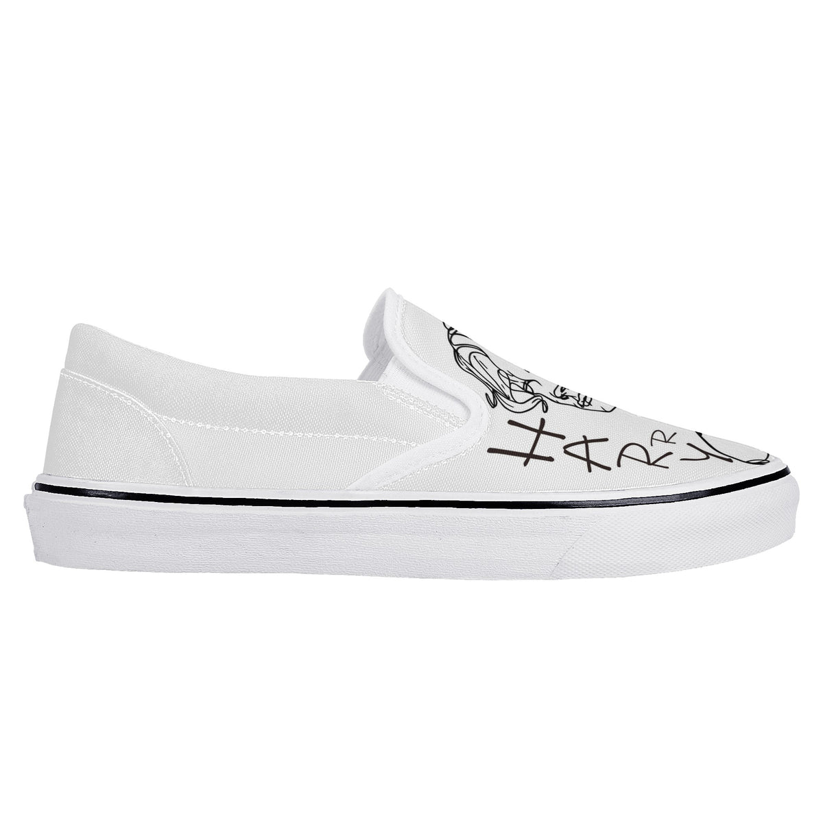 Harry Styles Custom Vans Slip On Shoes