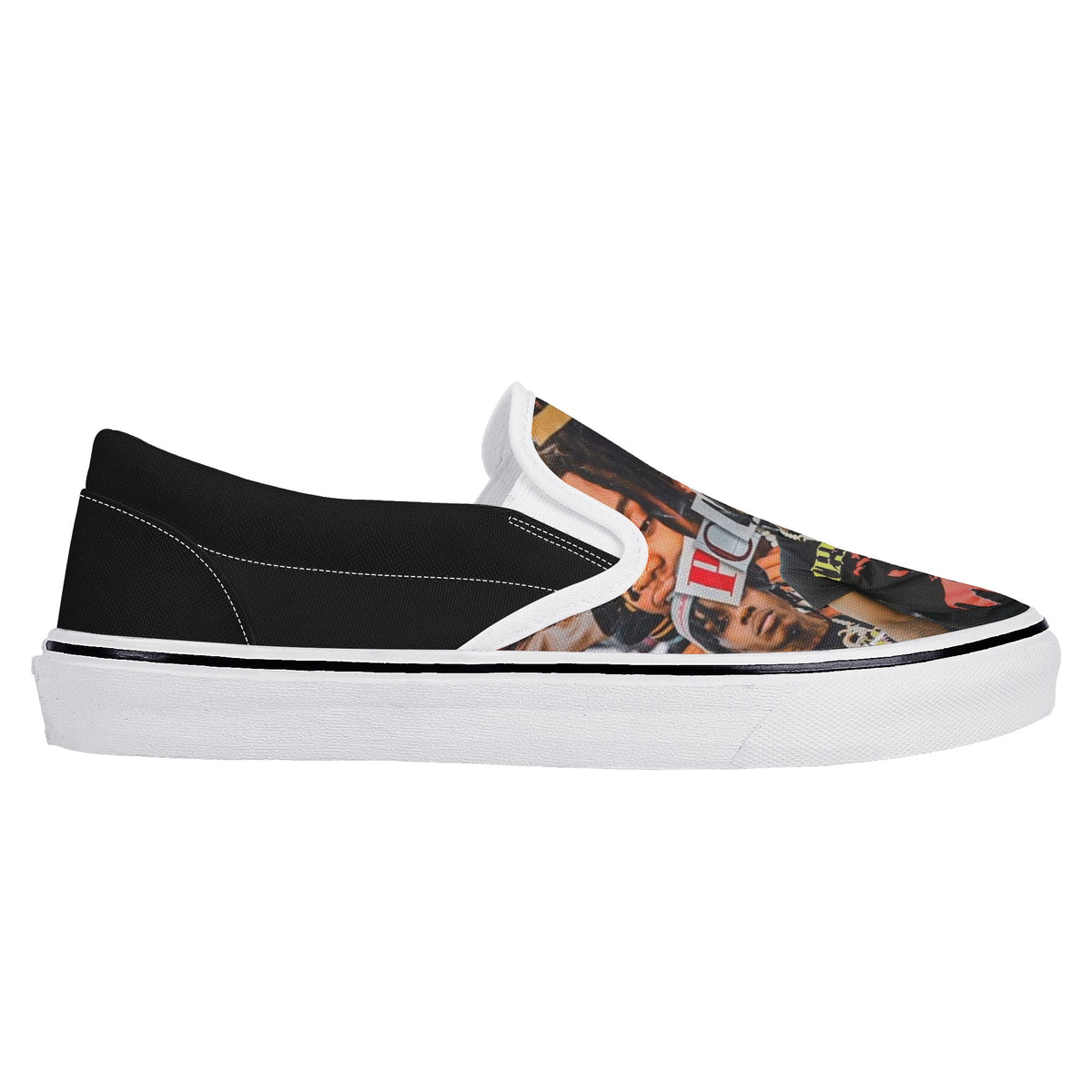 Polo G Custom Vans Slip On Shoes