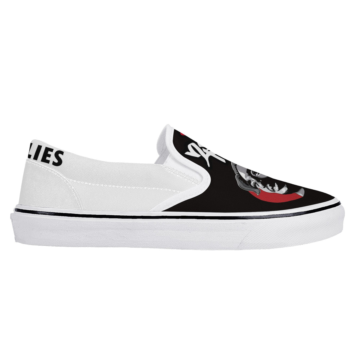 Tupac Custom Vans Slip On Shoes