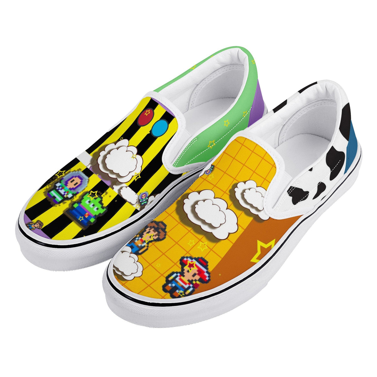 Toy Story Custom Vans Slip On Shoes