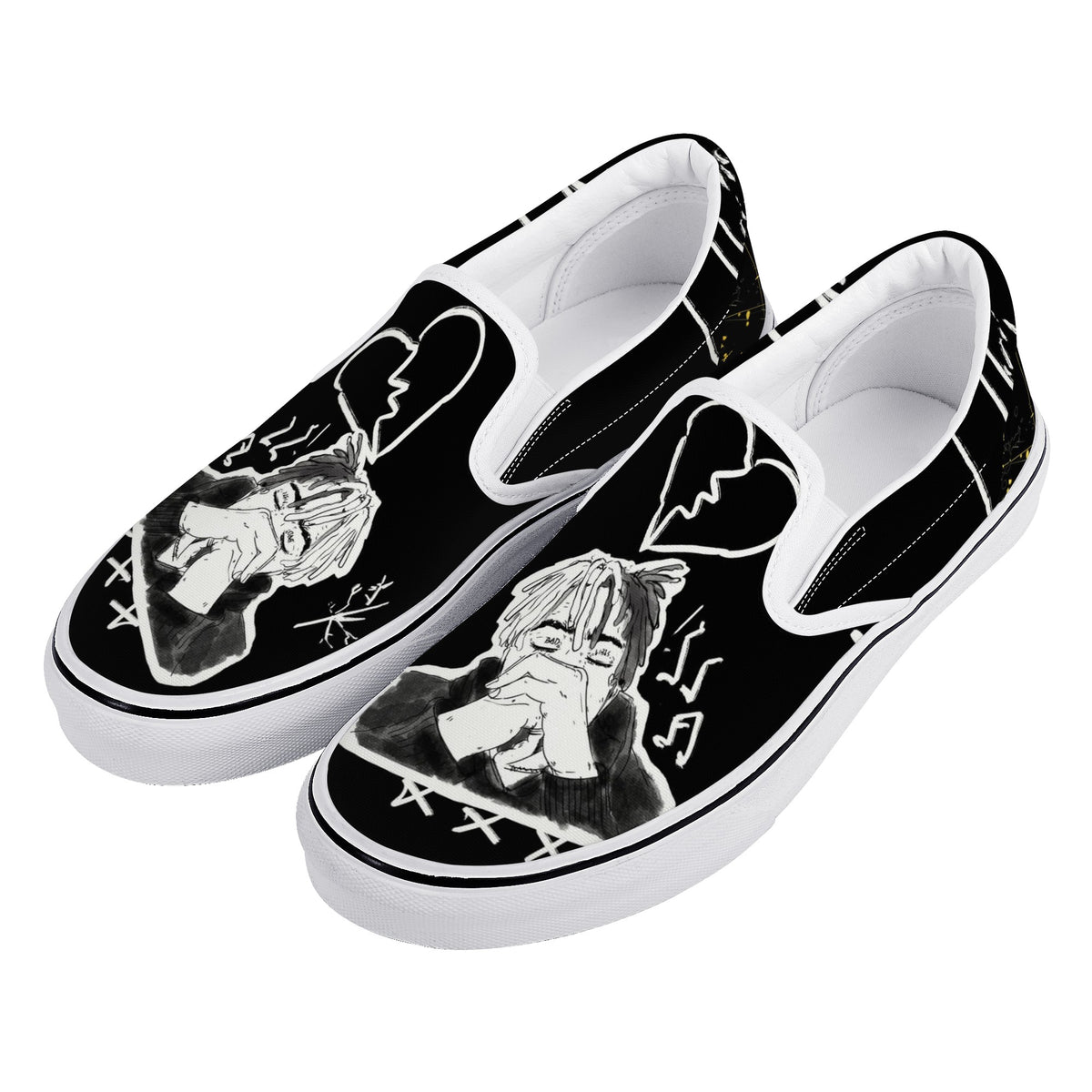 XXX Custom Vans Slip On Shoes