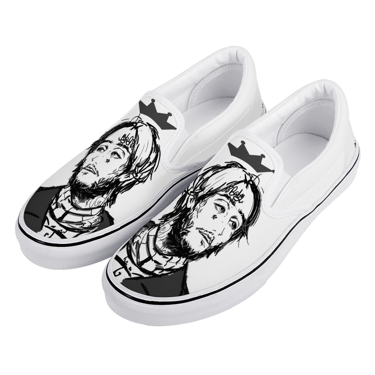 Lil Peep Custom Vans Slip On Shoes
