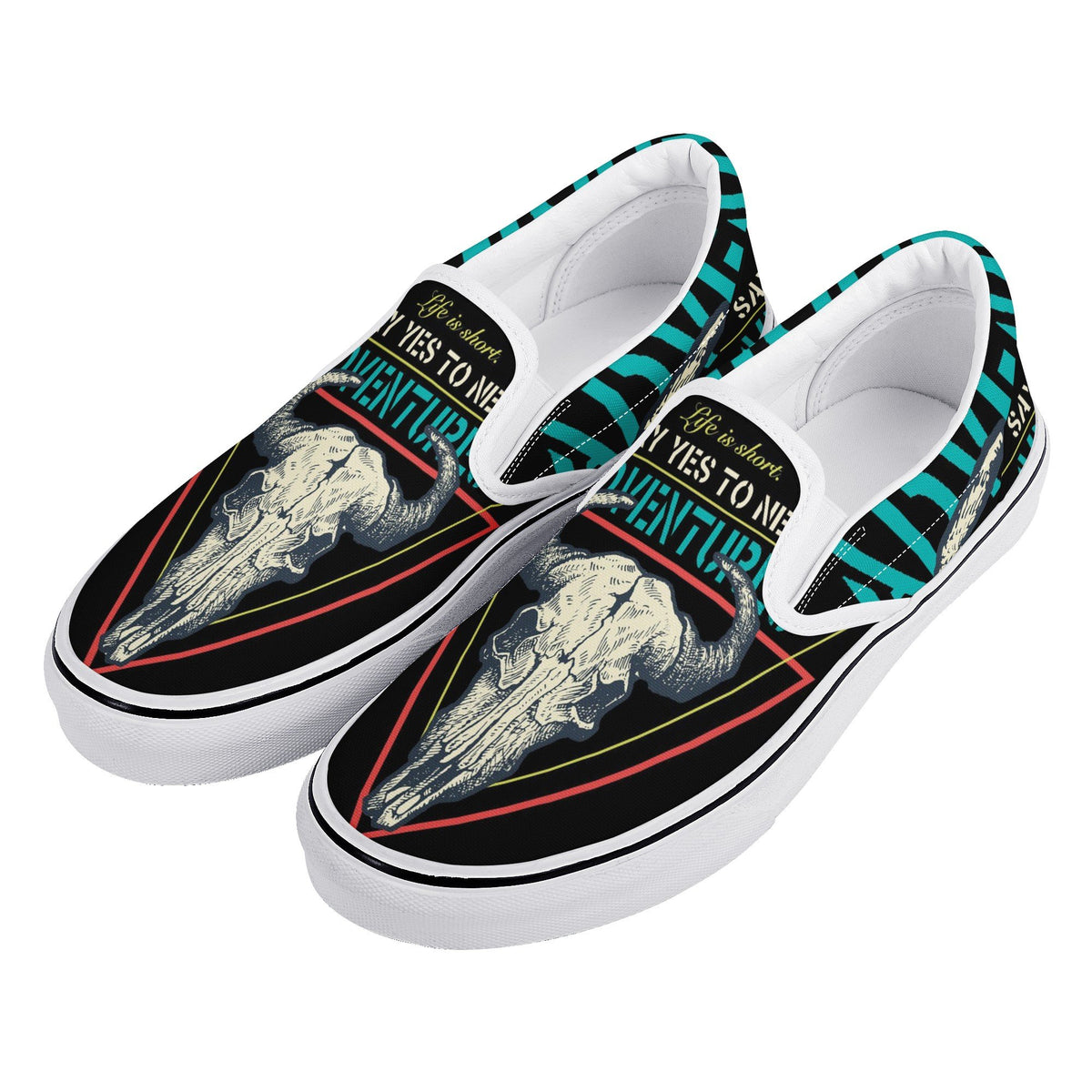 Goat Custom Vans Slip On Shoes