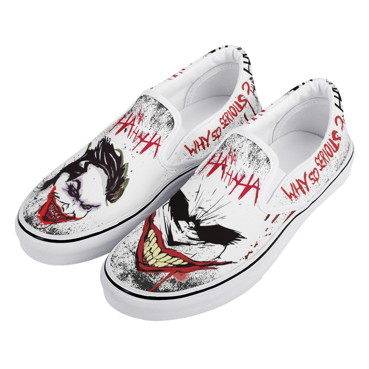 Joker Custom Vans Slip On Shoes