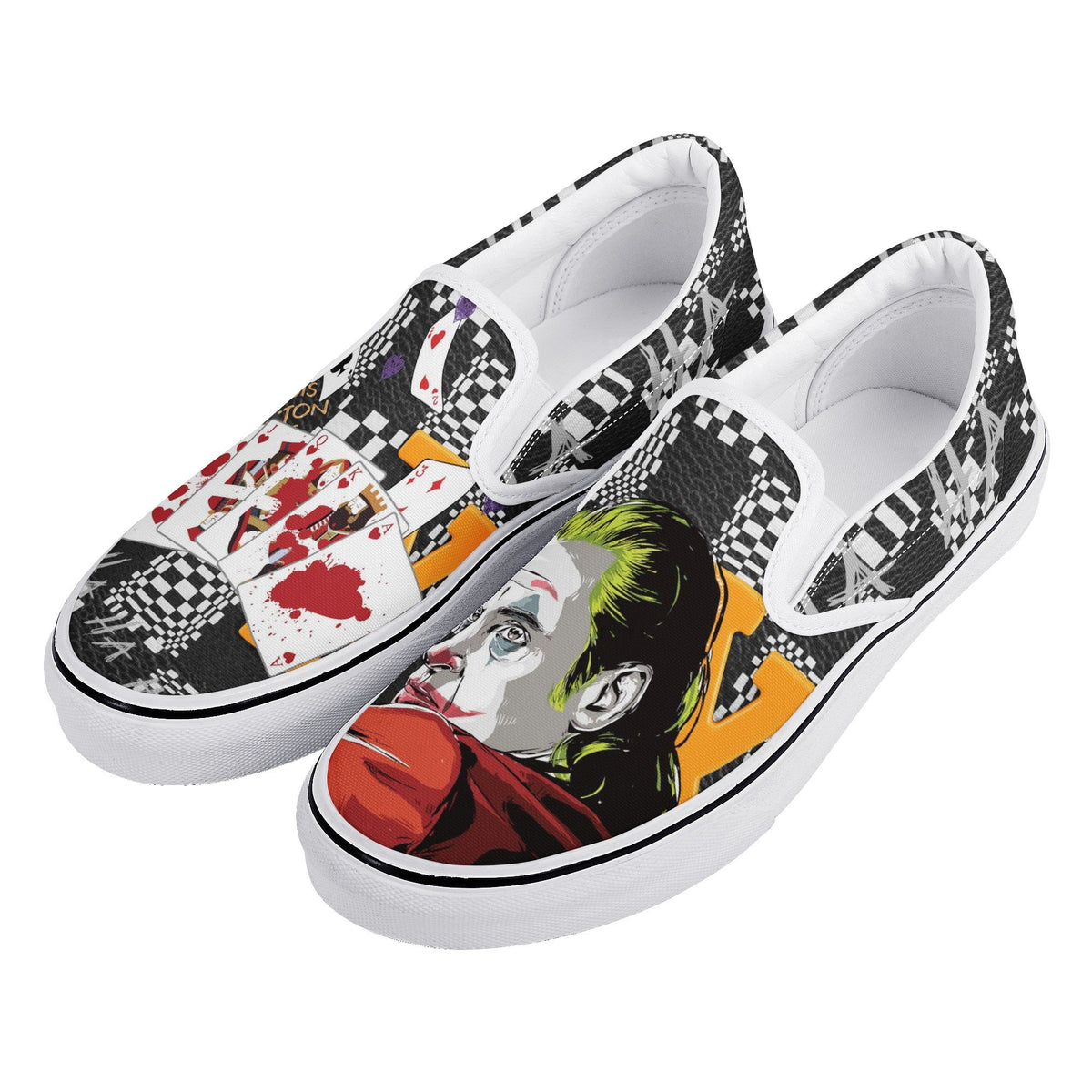 Joker Custom Vans Slip On Shoes