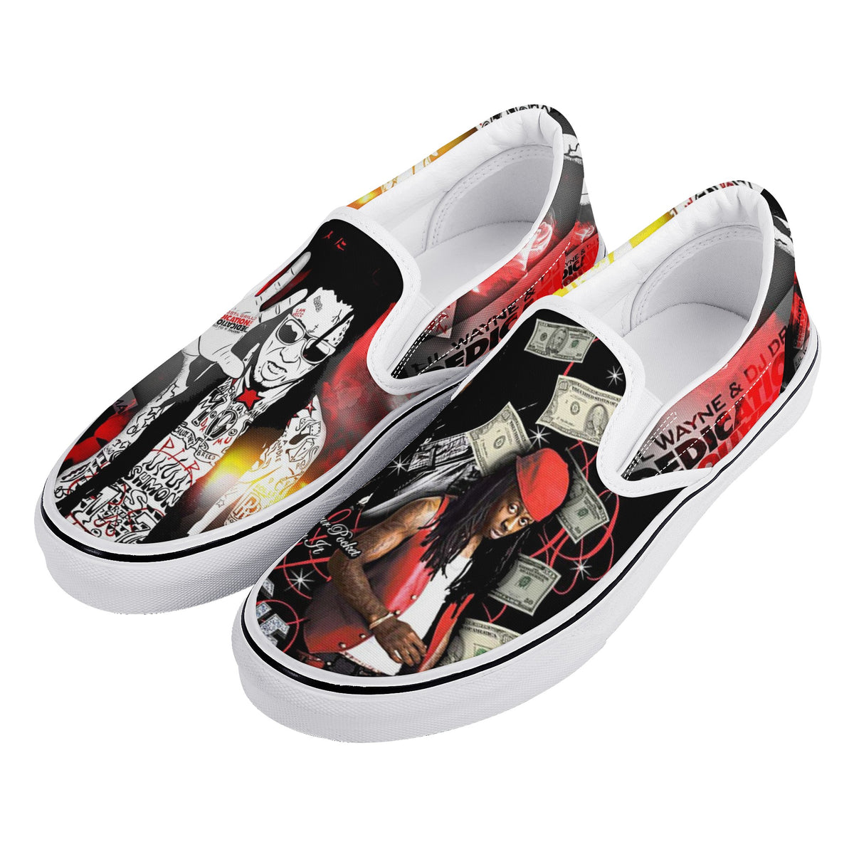 Lil Wayne Custom Vans Slip On Shoes
