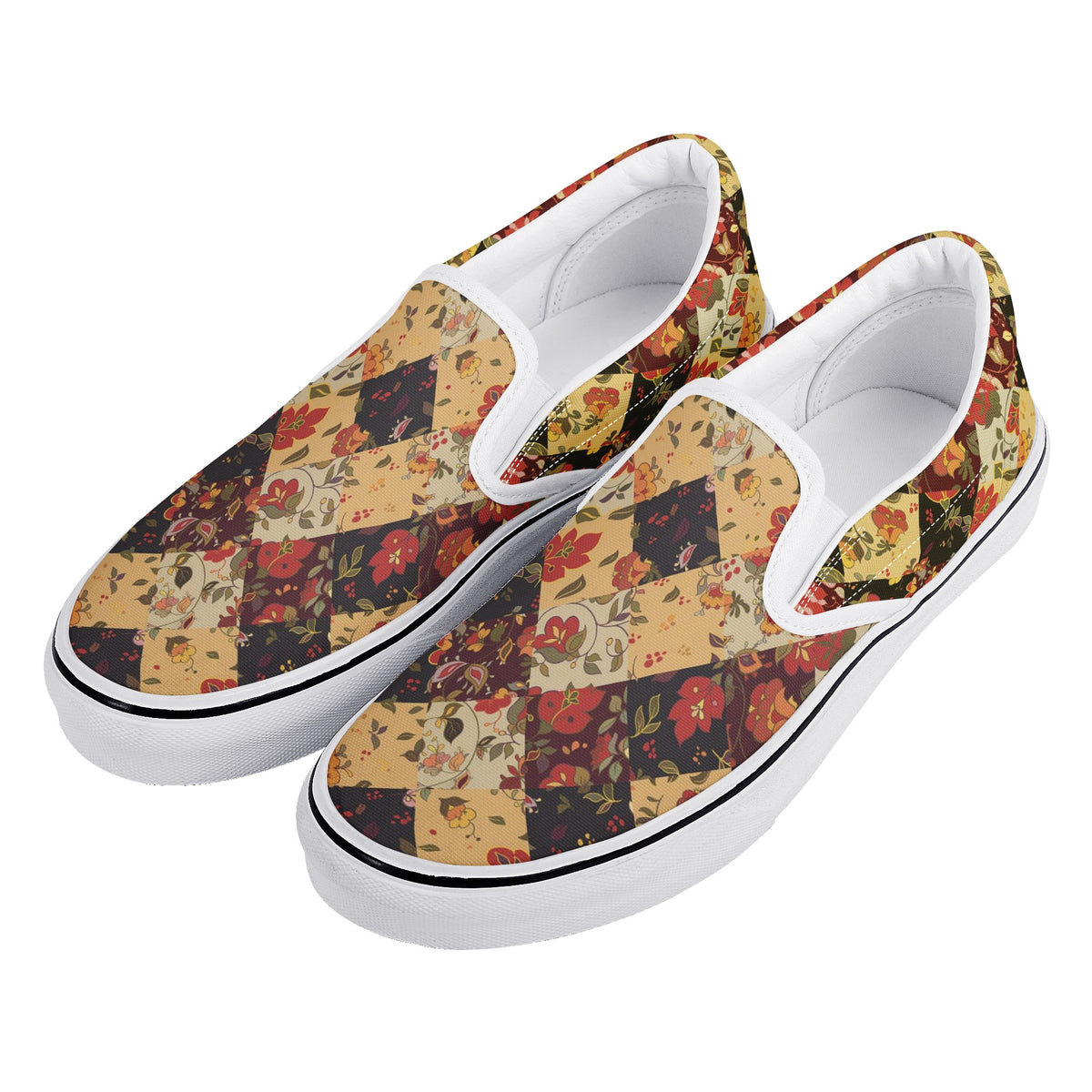 Bohemian Custom Vans Slip On Shoes